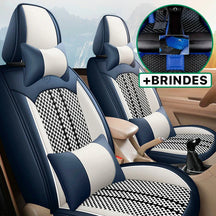 Capa Universal Completa para Carro em Couro Legítimo com AirBag